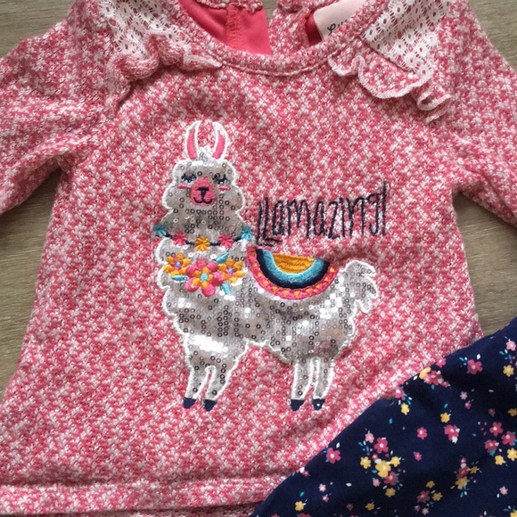 Llama shirt and pants set 2T - Picture 2 of 3